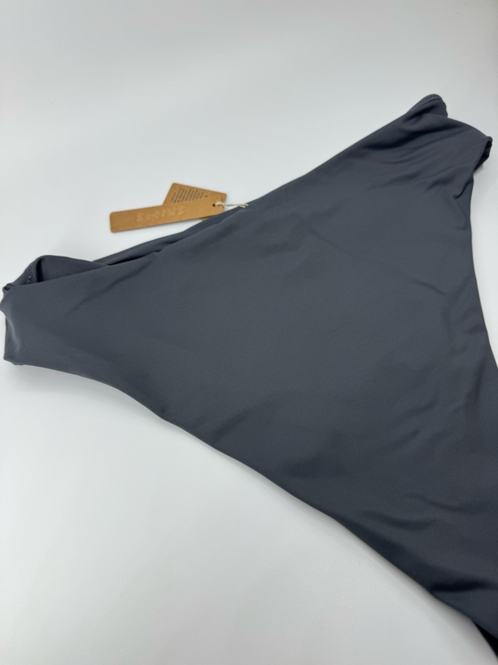 Skims Recycled Swim Mid Waist Bottom Gunmetal XL NWT - Picture 5 of 9